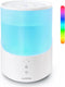 Clarston Humidifiers for Bedroom, 2.5L Cool Mist Humidifier with Essential Oils Diffuser