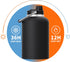 128 oz 48 Zenbo One Gallon Jug with Straw, Double Wall Vacuum Insulated Sports Water Bottle, Keeps Cold up to Hours