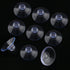 30 Pack 30mm Glass Table Suction Cups, Rubber Suction Cup Hangers Without Hooks, Clear Plastic Desk Pads