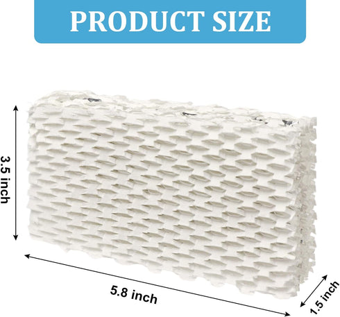 DFD 4-Pack WF813 Humidifier Filter Compatible with Equate Eqwf813 Eq-2119-Ul,Replacement for ReliOn RCM-832,RCM-832N and ProCare PCWF813 Cool Mist Humidifiers Wick Filters