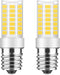 TAIYALOO E17 LED Bulb Dimmable - 5W Microwave Oven Bulb, 40W Halogen Replacement, Natural White 4000K (2 Pack).