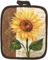 American Linen Sunflower Decor Set, Oven Mitts and Pot Holders - Kitchen Towels and Dish Cloths Sets