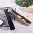 2Pcs U-Shape Non-stick Biscuit Cake Bread Mold Baguette Toast Mould, Carbon Steel Rectangle Cake Pan Cranberry Cookies Molds for Kitchen Baking (Champagne & Black) by Dadamong