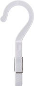 Fox Run Set of 10 Laundry Hooks, White Clothing Pin Hooks