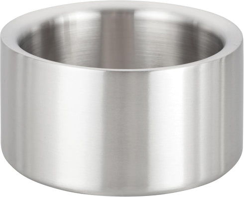 Winco Double-Wall Wine Coaster, 5" Diameter, Stainless Steel, Satin Finish