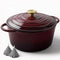 Miereirl 4.5 Quart Enameled Dutch Oven Pot with Lid, Cast Iron Dutch Oven