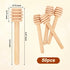 AUGHOA 50 3 Inch PCS Honey Dipper Sticks, Wooden Honeycomb Sticks, Mini Honey Stirrer Sticks for Honey Jar Dispense