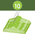 10 PACK VELVET HANGER, GREEN