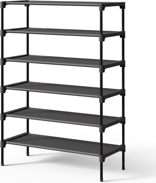 Kitsure Shoe Rack - Non-Woven Shoe Rack Shelf, Shoe Organizer for Closet,