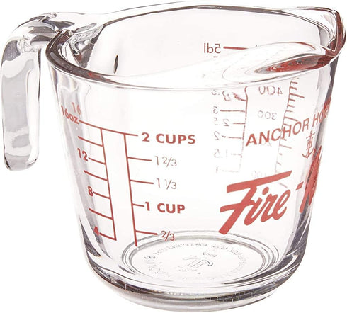 Anchor Hocking Fire-king Glass Measuring Cup, 16 Oz
