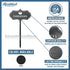 RealSteel Metal Seed & Plant Markers Elegant Indoor & Outdoor Garden Stakes Durable Herb, Vegetable & Fruit Plant