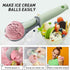 L7HWDP Frozen Ice Cream Scoop with Easy Trigger,Plastic Cookie Scoops for Baking,Durable Melon Baller Scoop, Perfect