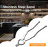 Stainless Steel Tongs/Utensil Holder with Handle, Smart Kitchen Tool for Cooking
