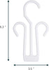 CM Pack 12 Cosmos of Plastic Slippers Leather Shoes Drying Hanging Shoe Rack