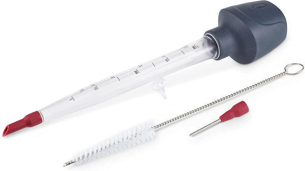 Zyliss 2-in-1 Baster & Infuser - Dishwasher-Safe Stainless Steel Marinade Injector & Baster for Cooking