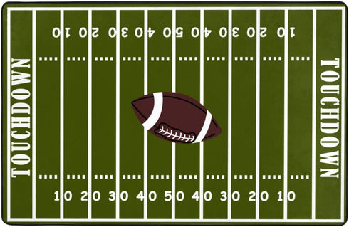 Sports AreaRug Retro American Football Field and Rugby Floor Mat Non-Slip Doormat Living Dining Dorm Room Bedroom Decor Carpet 24X36 inch by MISEV