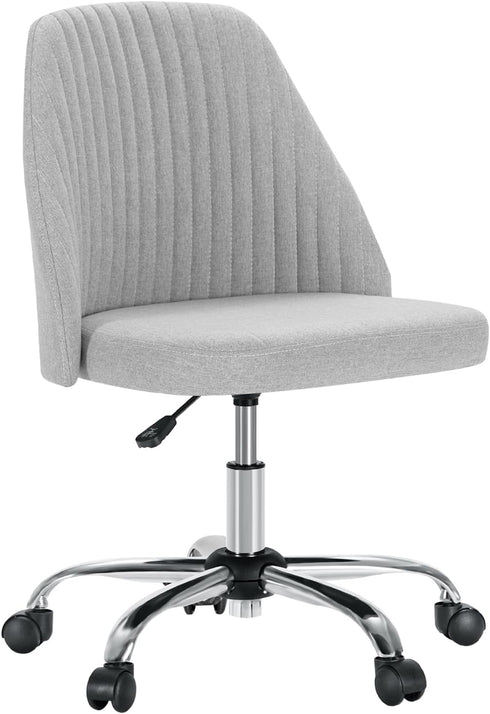 DUMOS Office Chair, Comfy Desk Chair Rolling Vanity Swivel Task Chairs with