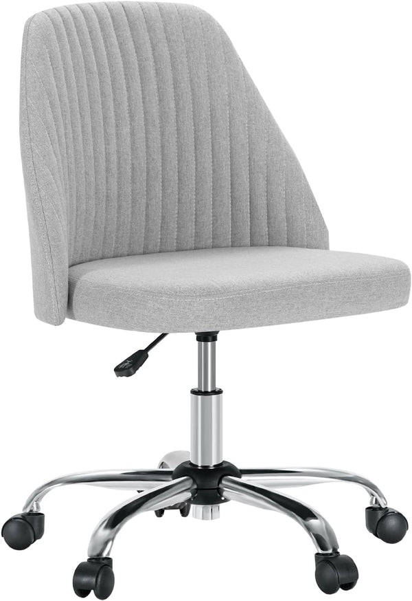 DUMOS Office Chair, Comfy Desk Chair Rolling Vanity Swivel Task Chairs with