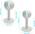 4Pcs Shower Curtain Closet Rod Holder - 1'' & 1-1/4'' Stainless Steel Ceiling Mount Pipe Flange Socket