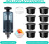 Aien 8 Shave Ice Attachment for KitchenAid Stand Mixer,with Molds Shave Ice Attachment for KitchenAid Stand Mixers, Ice