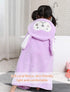 Vauwmsr Swimming 55" 28" Kids Hooded Beach Bath Towel Soft Toddlers Children Hooded Blanket Bathrobe Poncho Shower