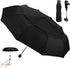 Tarswesi Chair Umbrella with Universal Clamp, Double Canopy Sunshade, Adjustable 360 Swivel, UPF