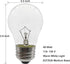 Oven Light Bulb 40 Watt Appliance Light Bulb, High Temperature 300 Degree Resistant Appliance Bulb for Oven, Stove, Refrigerator, Microwave Range Hood Lava Lamp E26 Medium Base, A15 (4-Pack) by SalPhines