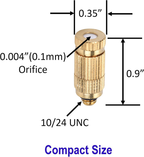 Humidifier Spray Nozzles Compatible with All DIGI MISTER Humidifiers (Pack of 5) by DIGI MISTER