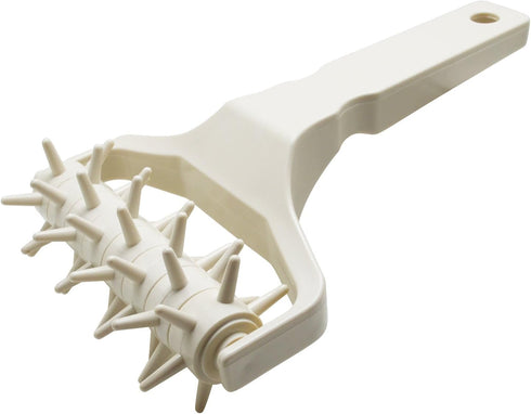 Time-Saver Pizza Dough Roller Docker, Dough Blistering Killer, Gift Package with Pizza Cutter and Pastry Scraper