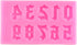 Mujiang Number Chocolate Mould | Silicone Letter Mold Candy Making Alphabet Molds Set of 3