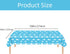 Uikeleexm 54 108 Inch(3 Blue Sky White Clouds Birthday Party Supplies Cartoon Story Tablecloth Party Table Cover
