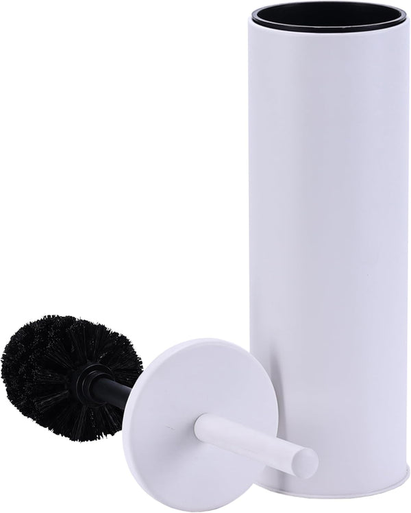Deep & Sturdy Toilet Bowl Brush with Holder - Durable Scrubbing for Bathroom Cleaning Supplies