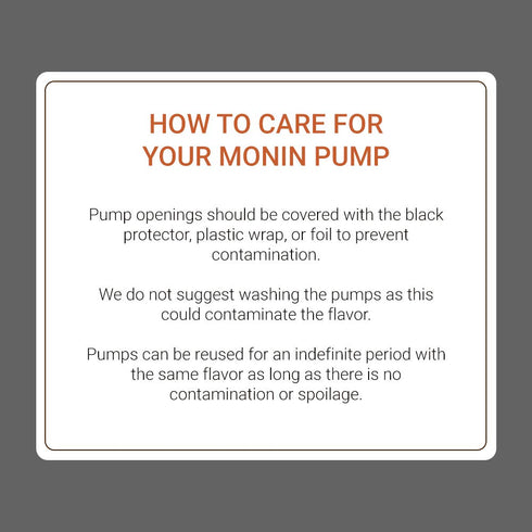 Monin Syrup Pump for 750ml Glass Bottles, Mess-Free Dispensing, Tip Cover Included, White