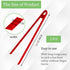 3PCS Silicone Toast Tongs, 11.8 Inch Anti-Slip Kitchen Tongs for Cooking, BBQ Grilling, Pan Fried Steak
