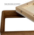 Moudra 3"x4" 2"x3") Handcrafted Solid Wood Picture Frame with Mat for Wall or Tabletop Display, Perfect for Photos