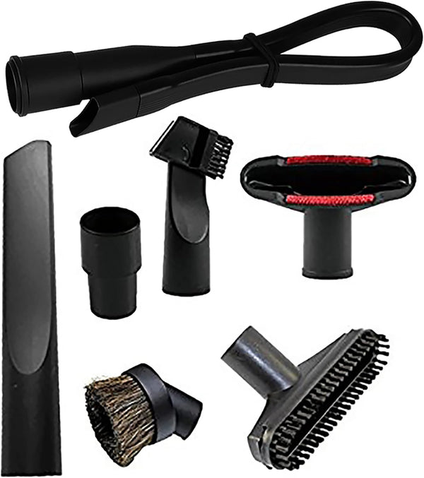 Vacuum Attachments Accessories Kit, 1 1/4 inch Vacuum Cleaner Tools with Dusty Brush & Hose Adapter