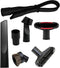 Vacuum Attachments Accessories Kit, 1 1/4 inch Vacuum Cleaner Tools with Dusty Brush & Hose Adapter