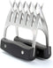 Metal Meat Shredder Bear Claw – M LIFE MASTER Stainless Steel Meat Forks with Handle for BBQ Meat Handling