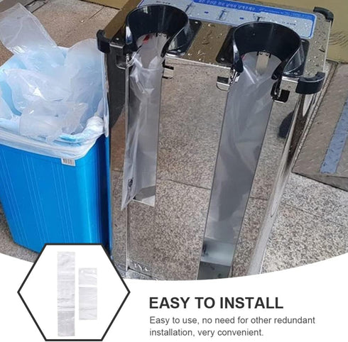 Zerodeko 200pcs Clear Plastic Umbrella Bags, Automatic Storage Bags for Folding Umbrella, Child Pe Disposable Cover