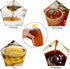 Qinsihwn 8 Pack 16oz Clear Plastic Honey Bottles,Refillable Food Grade Honey Container,Squeeze Honey Bottle With Leak