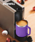 SUNWILL Insulated Coffee Mug with Lid, Travel Tumbler with Handle, 14 oz Stainless Steel Cup for Camping, Office, Home,