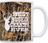 ThisWear Best Buckin' Grandpa Ever Gift, Camo 11oz Ceramic Coffee Mug with Handle for Hunting