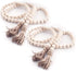 2Pcs Wood Beads Garland - Natural Prayer Wood String Beads for Farmhouse Wall Hanging Decor