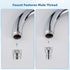 iFealClear Dishwasher Faucet Adapter, Portable Washer & Dishwasher Snap Aerator Adapter, Chrome 2 Pack for