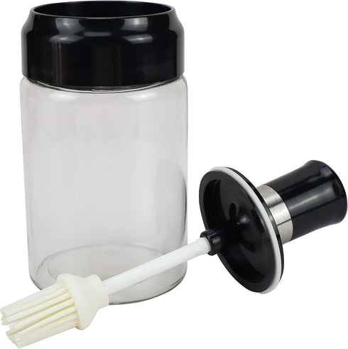 EIKS Oil Bottle with Silicone Brush for Cooking, BBQ Kitchen