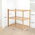 3 (3 Small Shoe Rack, Multipurpose Tier Shoe Organizers RackSmall Bamboo Shelfs for Shoes, Plants, Books, Living Room