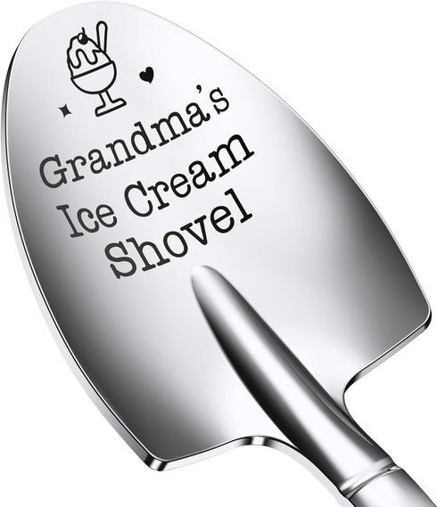 Mothers Day Gifts for Grandma, Large Grandmas Ice Cream Shovel,Icecream Scoop Stainless