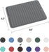 ZLR Silicone Dish Drying Mat for Kitchen Counter, Eco-Friendly Fast Drying Mat, Heat Resistant Trivet, 12" x 16"