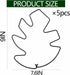 5PCS 9x7.6in Yohsnor Black Monstera Plant Stem Support - Adjustable & Durable Indoor Plant Stake for Cactus