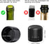 Wine Bottle Stopper 2 Pack with Twist Lock, Silicone Reusable Wine Sealer, Leak Proof Wine Toppers for Easy Storage,